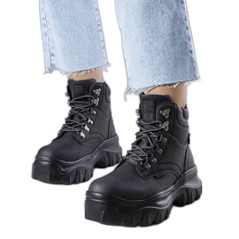 Big Star crne čizme KK274368 crna