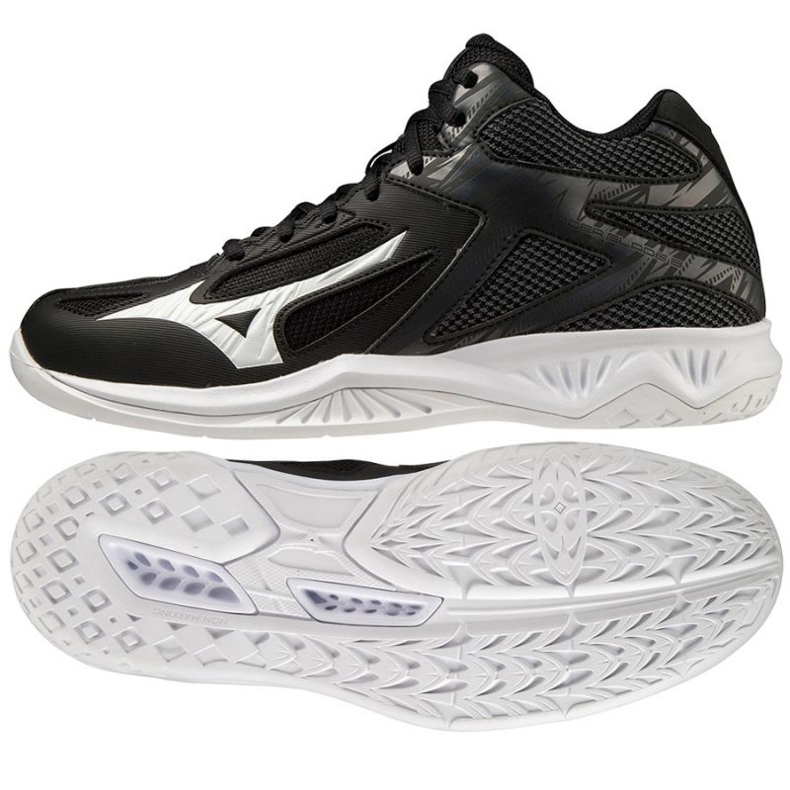 Mizuno Thunder Blade 3 Mid V1GA217501 tenisice za odbojku crno crno