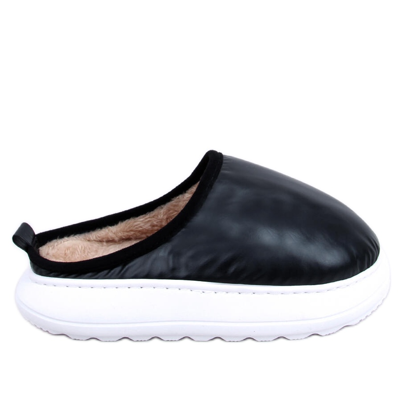 PA1 Izolirane zimske papuče Toby Black crno