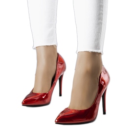 PA1 Zayd crvene lakirane visoke pete crvena