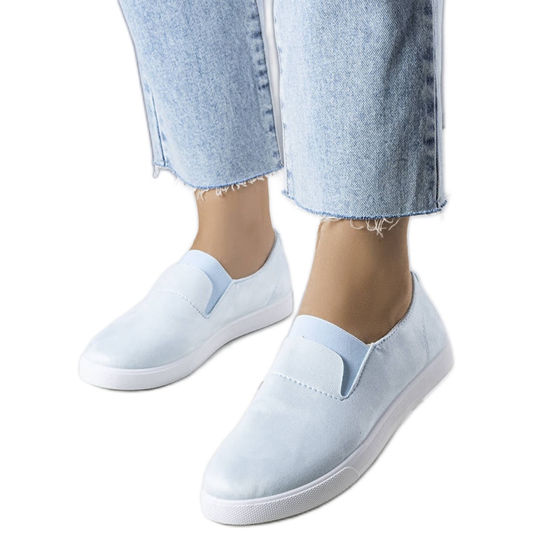 PA1 Plave Jamalove tenisice od eko antilop kože plava