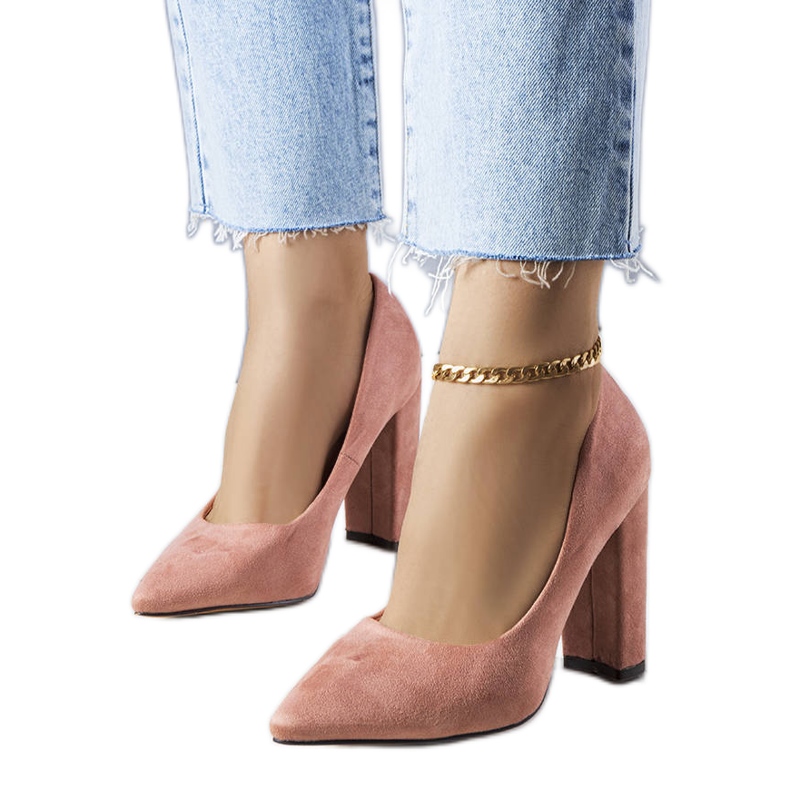 PA1 Ružičaste cipele s petom iz Amiyaha ružičasta