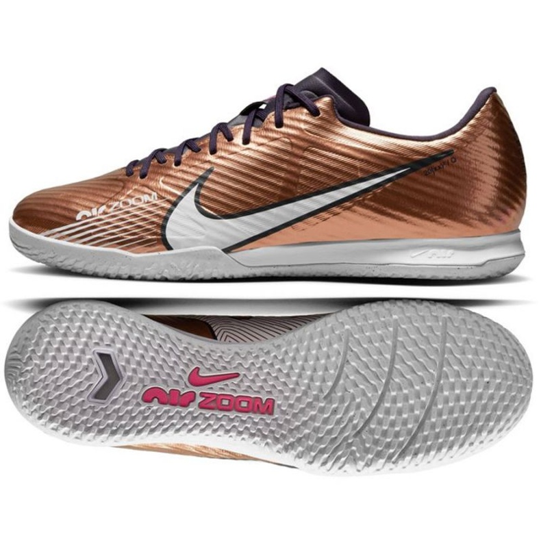 Nike Zoom Mercurial Vapor 15 Academy Qatar Ic M DR5947 810 nogometne tenisice zlatna zlatna