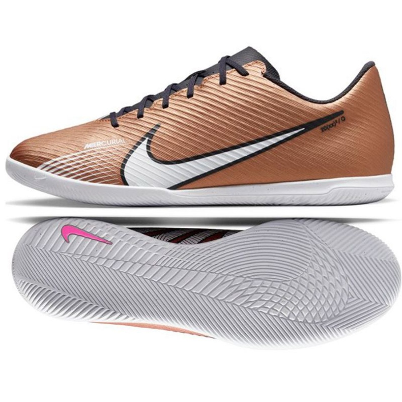 Nike Mercurial Vapor 15 Club Qatar Ic M DR5951 810 tenisice za nogomet zlatno smeđa zlatna