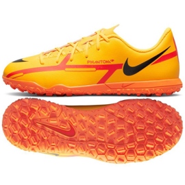 Nike Phantom GT2 Club Tf Jr DC0827 808 tenisice za nogomet narančasta narančaste i crvene