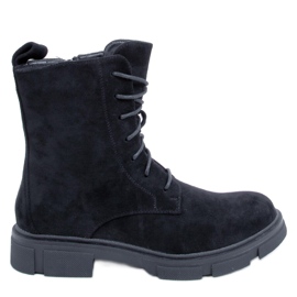 PA1 Zoe Black radnice na vezice crna