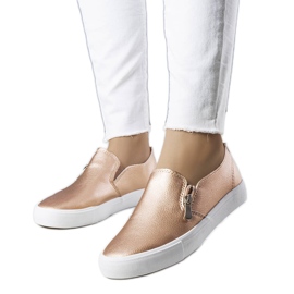 Denain zlatne tenisice od eko kože zlatni