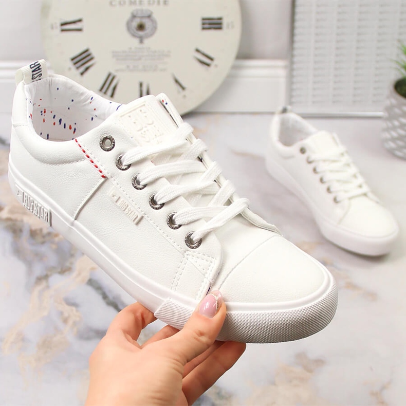 Bijele niske tenisice Big Star KK274005 bijela