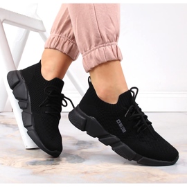 Ženske crne sportske cipele Big Star JJ274269 crna