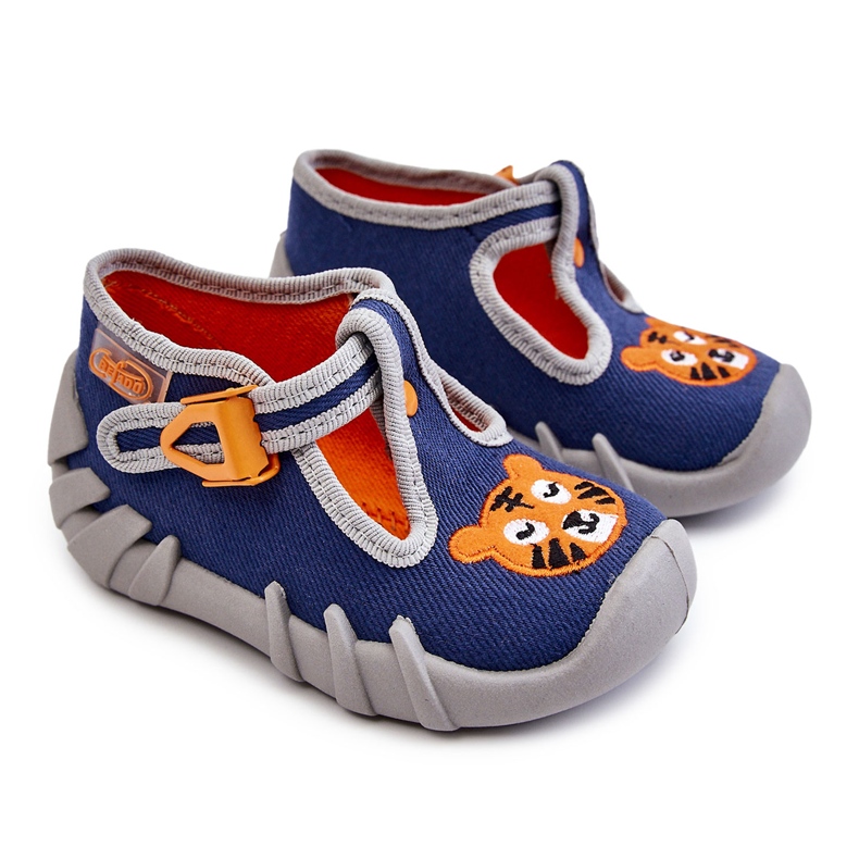 BEFADO S.A. Cipele Papuče Befado Tiger 110P462 Navy mornarsko plava