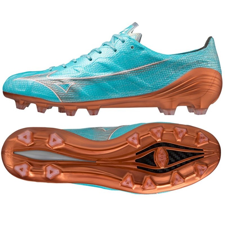 Mizuno Morelia Alpha Japan Md M P1GA236025 tenisice za nogomet plava plava