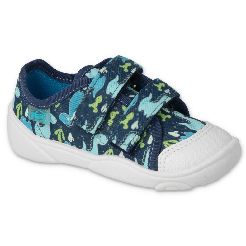 Dječje papuče Befado Navy Blue 907p157 u zmajevima plava