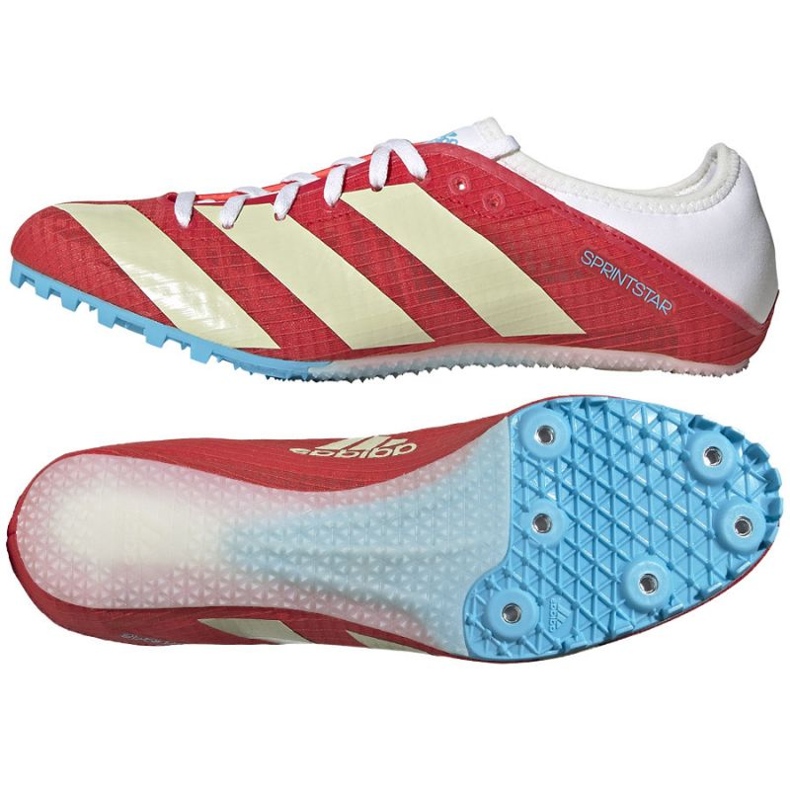 Cipele sa šiljcima adidas Sprintstar GY3537 crvena