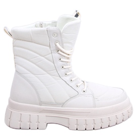 PA1 Ravne čizme na vezanje Barkin Beis bež