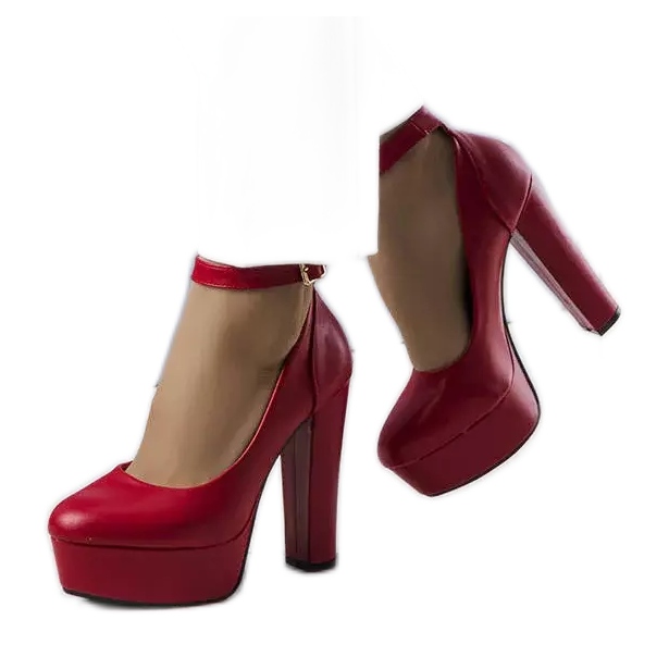 PA1 Crvene cipele s visokom petom iz Adele crvena