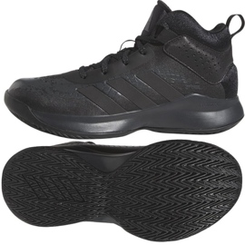 Adidas Cross Em Up 5 K Wide GX4694 tenisice za košarku crna crna
