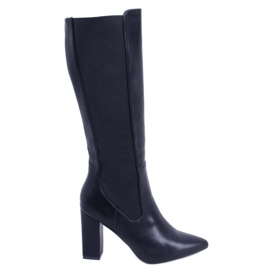 BM Klasične visoke pete Patrice Black crna