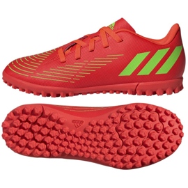 Adidas Predator Edge.4 Tf Jr GV8495 tenisice za nogomet crvena narančaste i crvene
