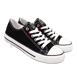 News Crne tekstilne niske tenisice NOVOSTI crna