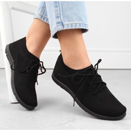 News Crna mrežasta sportska obuća NOVOSTI crno