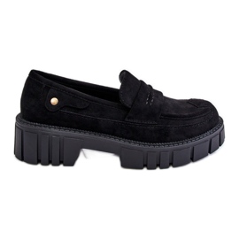 PS2 Ženske natikače od brušene kože crne Fiorell crna