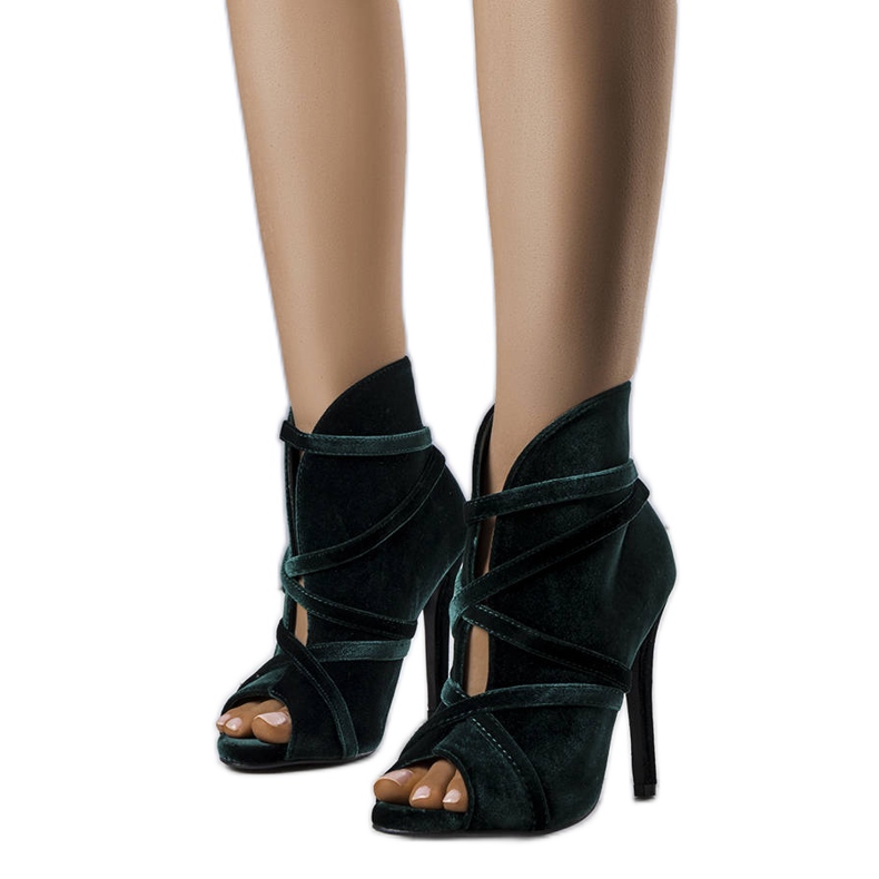 Elegantne zelene cipele s gornjim dijelom iz Saoa zelena