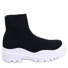 BM Čizme s fleksibilnim gornjim dijelom grebena CRNO/BIJELE crna