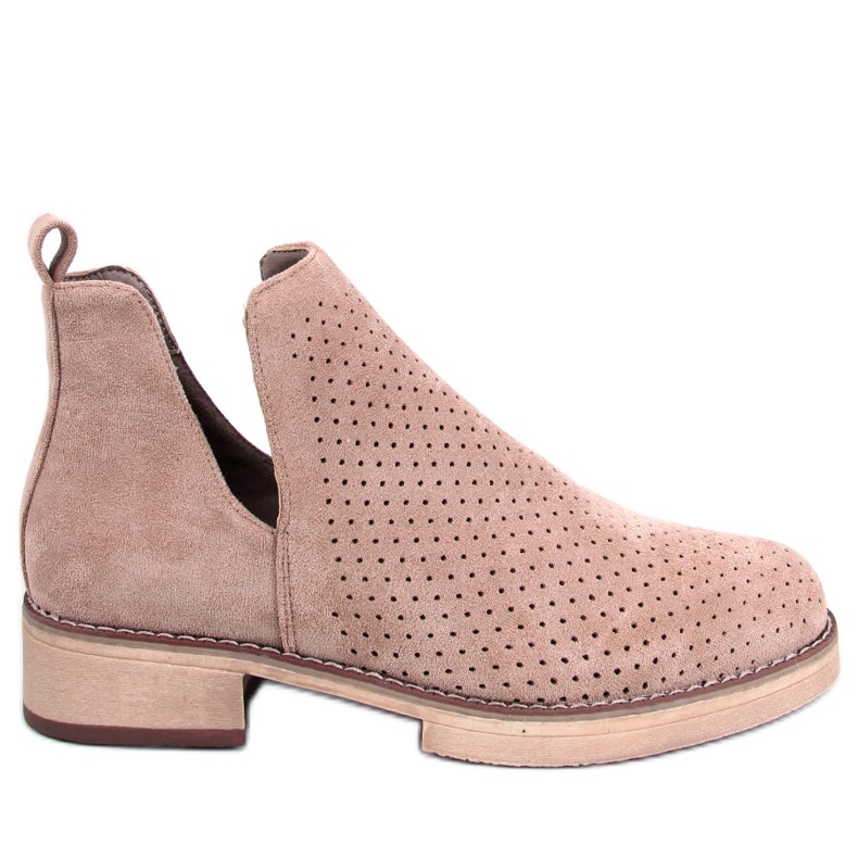 BM Ažurne proljetne čizme Neve Khaki bež kaki