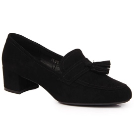 Ženske brogove od crne antilop kože iz Sergio Leonea crna