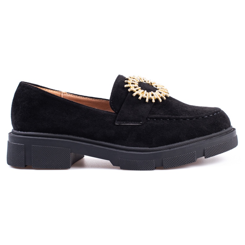 Ženske Shelovet cipele od crne brušene kože crno