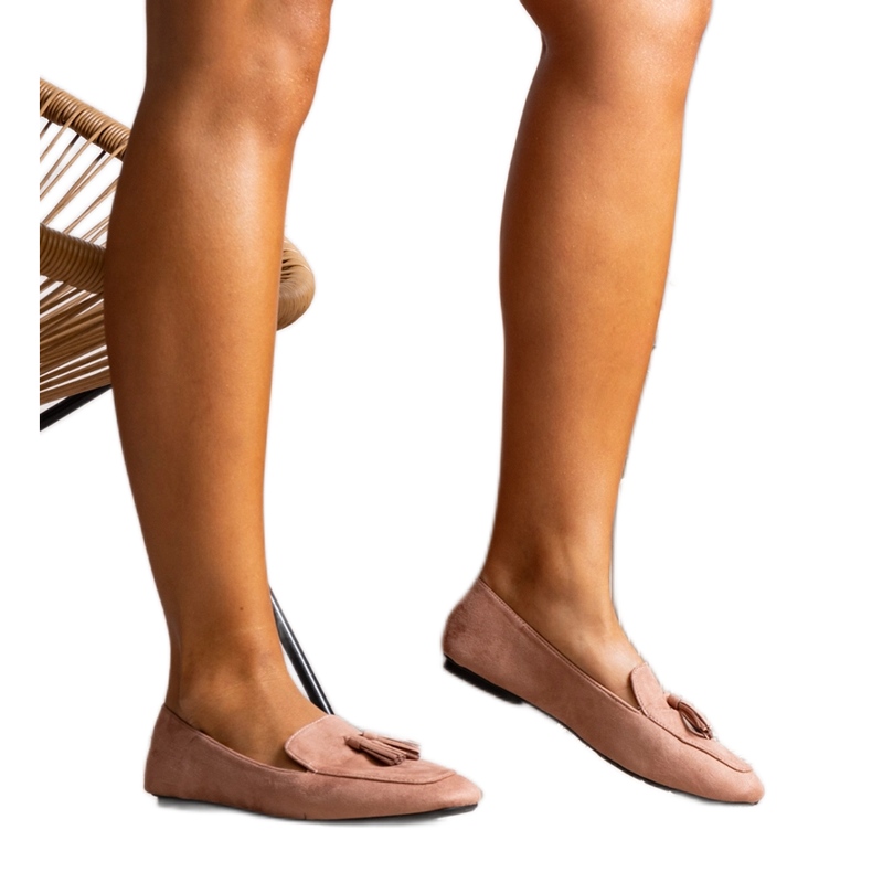 Cillian ružičaste balerinke od eko antilop kože ružičasta