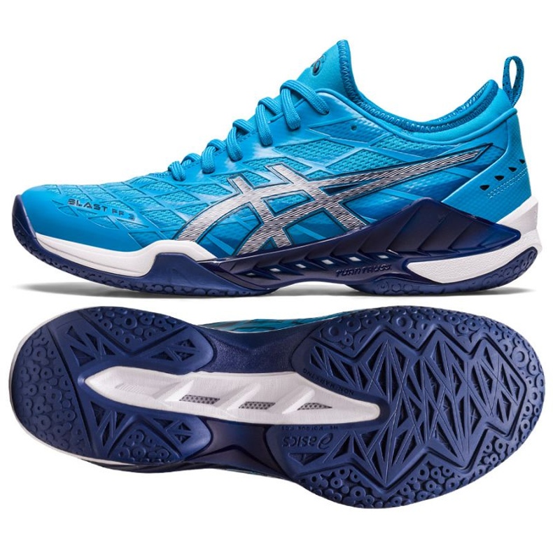 Rukometne tenisice Asics Blast Ff 3 M 1071A076 400 plava plava