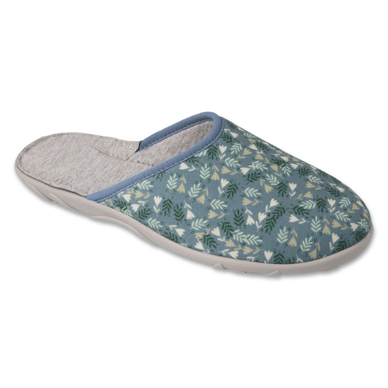 Befado ženske sive papuče sa šarenim listićima 235D190 siva