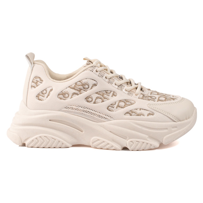 Shelovet ženske tenisice na debelom potplatu bež boje