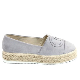 Chanelkikikiki Wela Grey espadrile siva