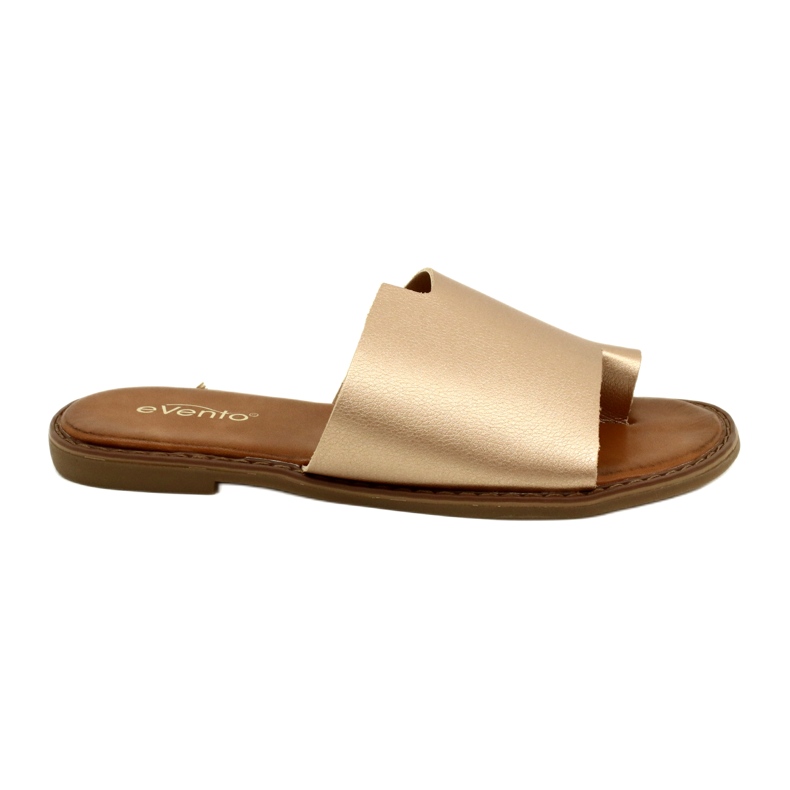 Zlatne papuče Evento 22SD35-4586 Zlatne zlatna