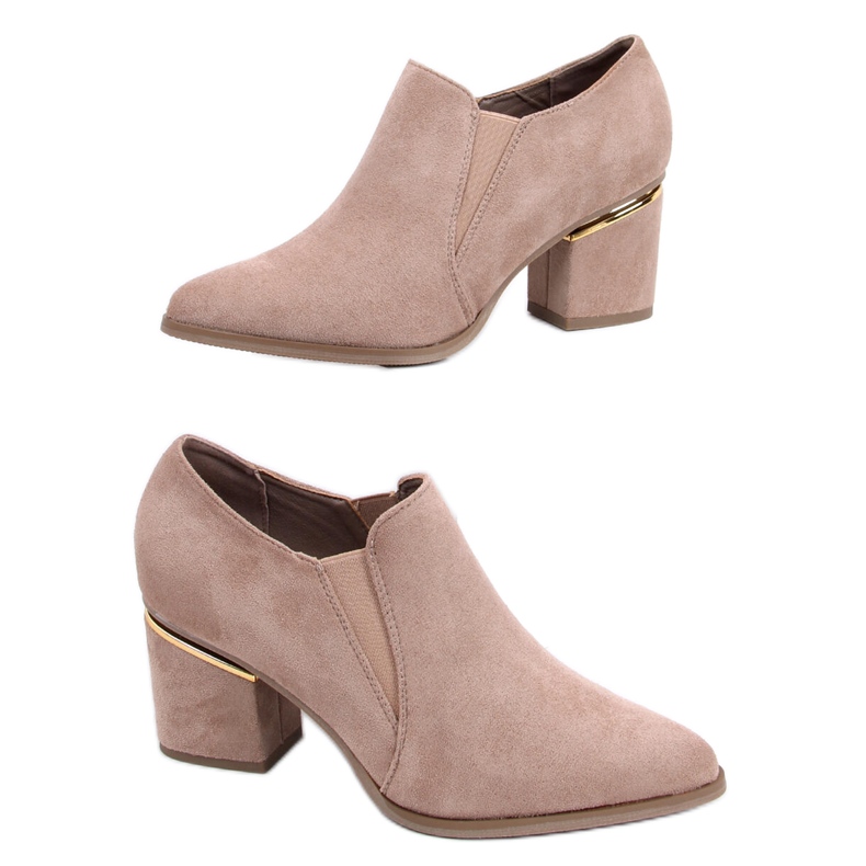 PA1 Brenda Khaki visoke potpetice bež