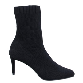 PA1 Donatella crne čizme na petu crna