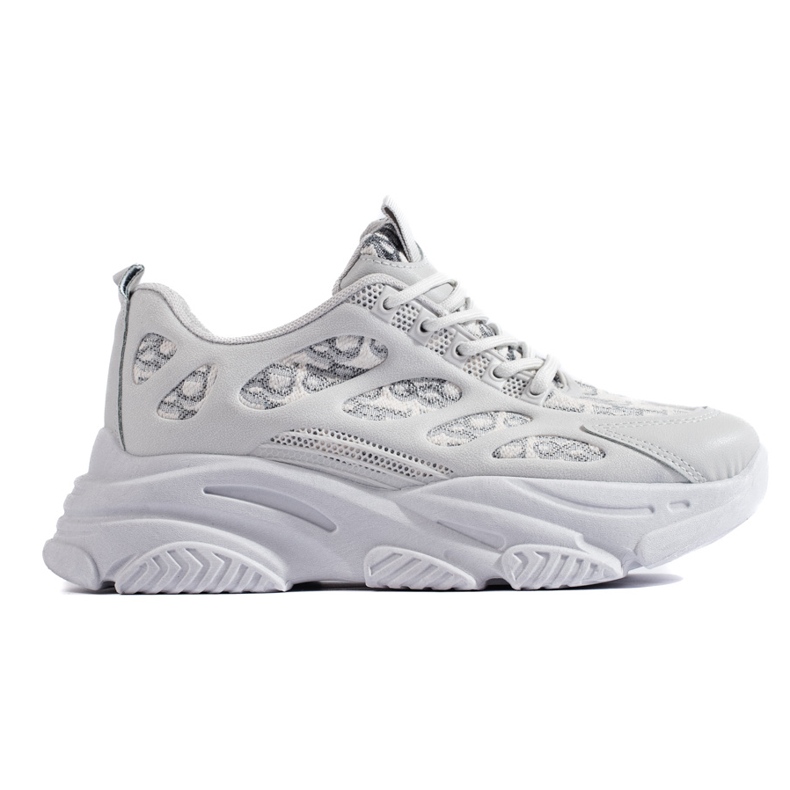 Shelovet ženske tenisice na debelom đonu, sive siva