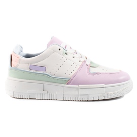 Ženske tenisice Shelovet pastel bijela višebojan