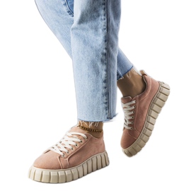 Ružičaste platform tenisice iz Pamele ružičasta