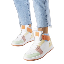 Narančaste tenisice iz Kari bijela