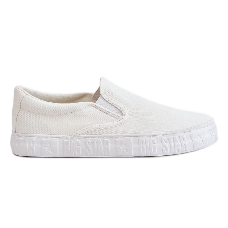 Ženske tenisice Slip-On Big Star LL274389 Bijele bijela