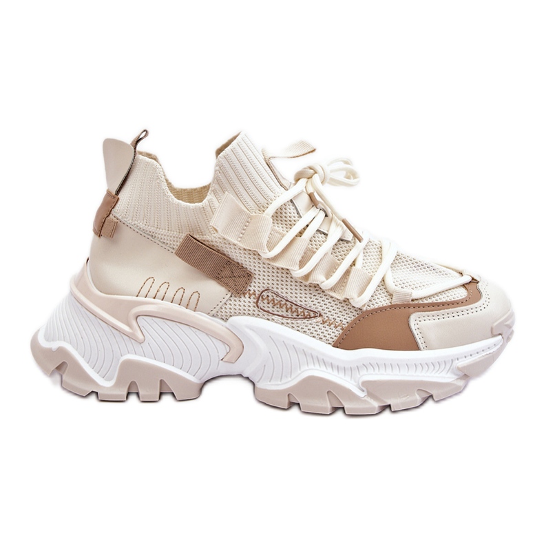 Ženske čarape tenisice Bež Keaton