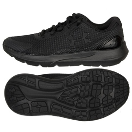 Under Armour Bgs Surge 3 Jr. 3024989 002 tenisice za trčanje crna