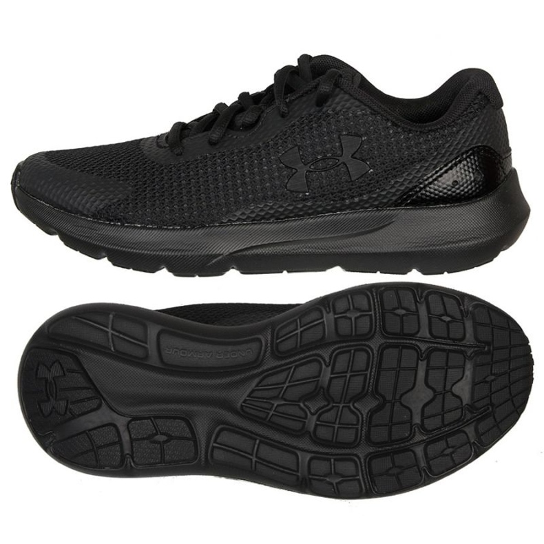 Under Armour Bgs Surge 3 Jr. 3024989 002 tenisice za trčanje crno