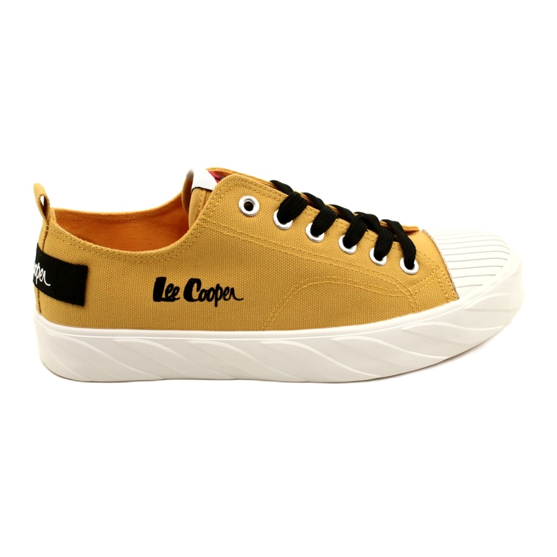 Tenisice s platformom Lee Cooper LCW-23-44-1649L žute žuta boja