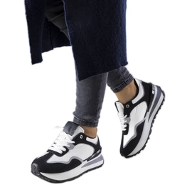 BM Genevieve crne tenisice s platformom crna