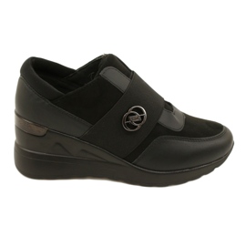 Slip-on Cipele Wedge Sneakers Evento 23SP35-5320 Crna