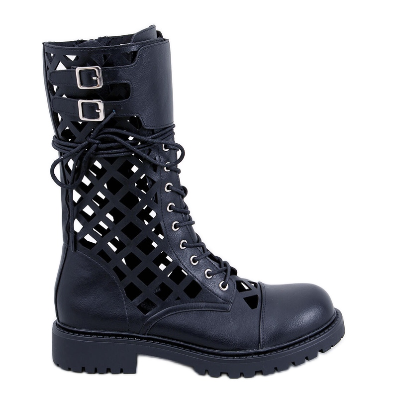 BM Brady crne otvorene čizme crno